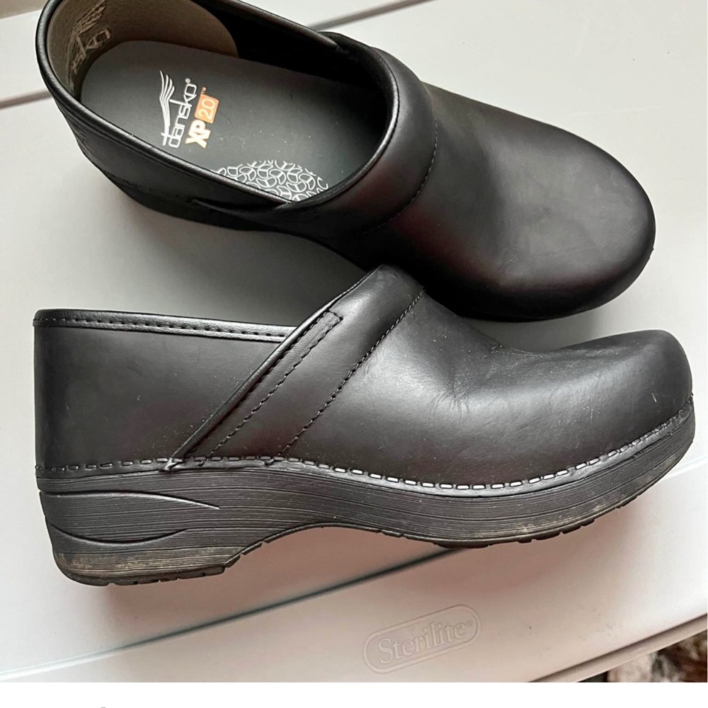 Dansko Men's Black Slip-On Loafers